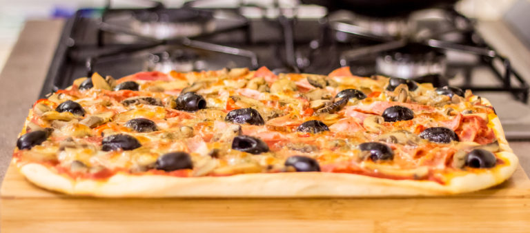 Homemade pizza